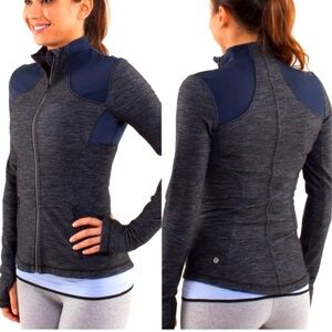 LULULEMON Slub denim Forme Jacket sz 6